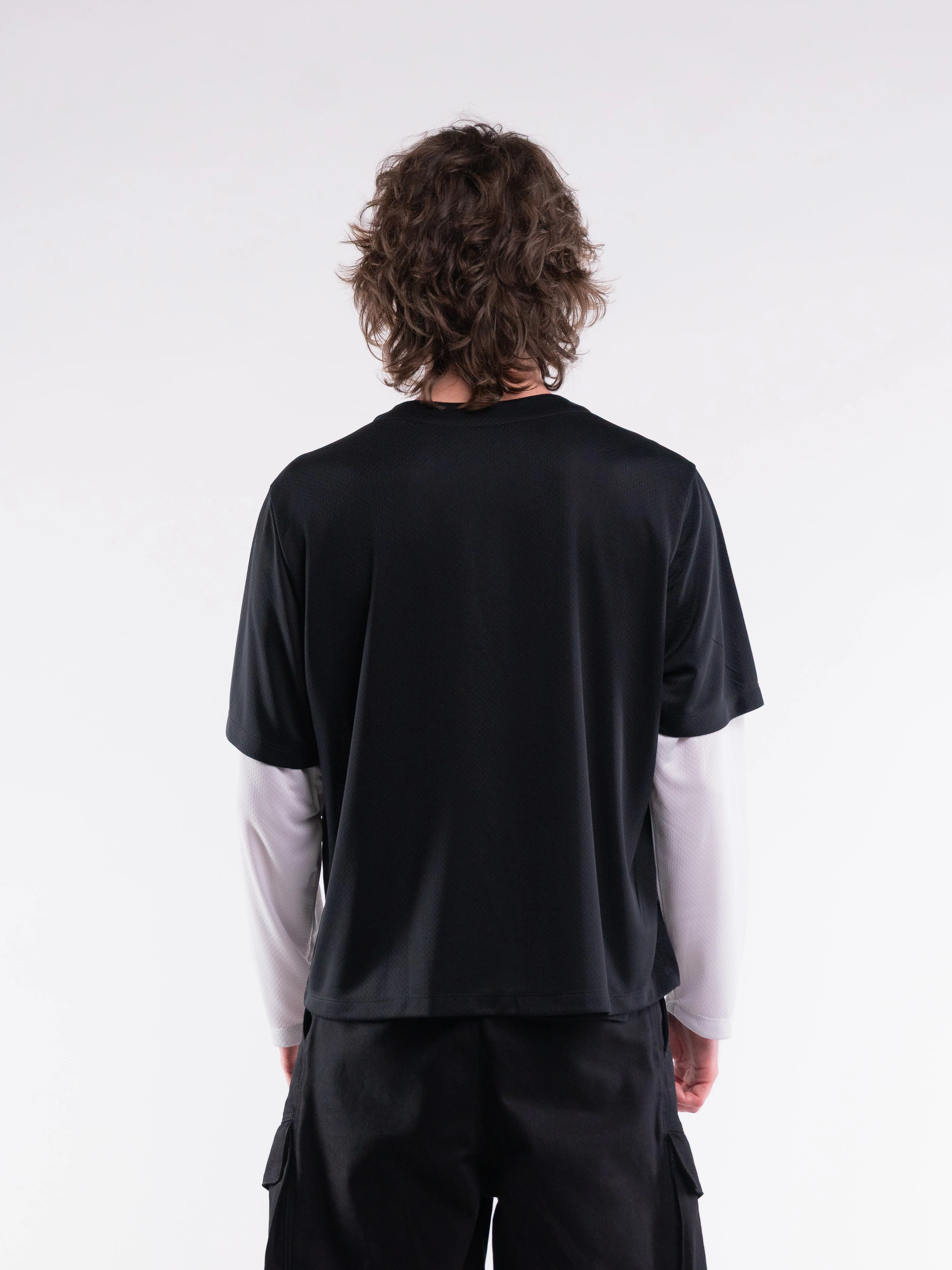 Baseball Jersey Longsleeve Black - Image 4