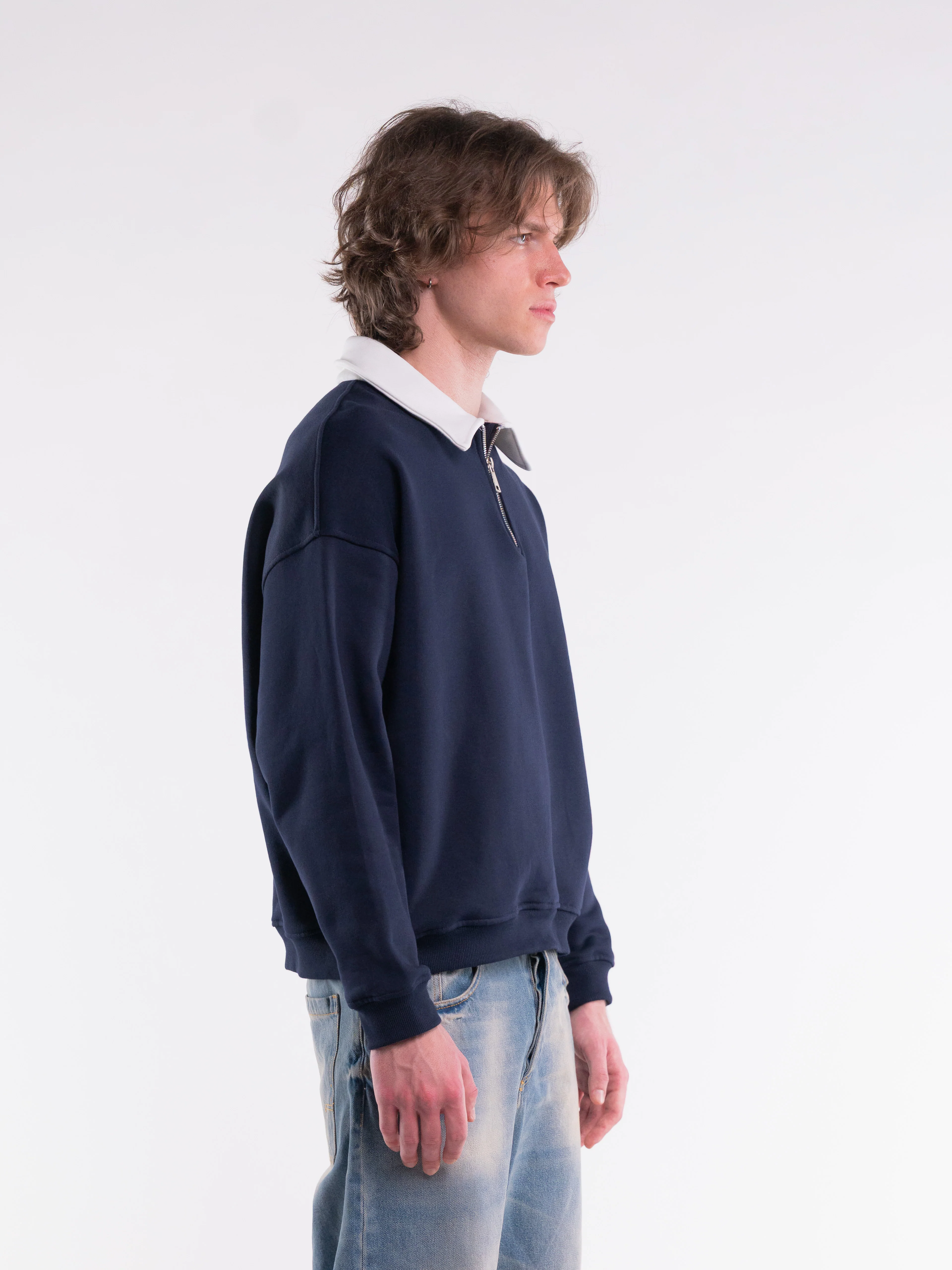 Zip Collar Sweat - Image 3
