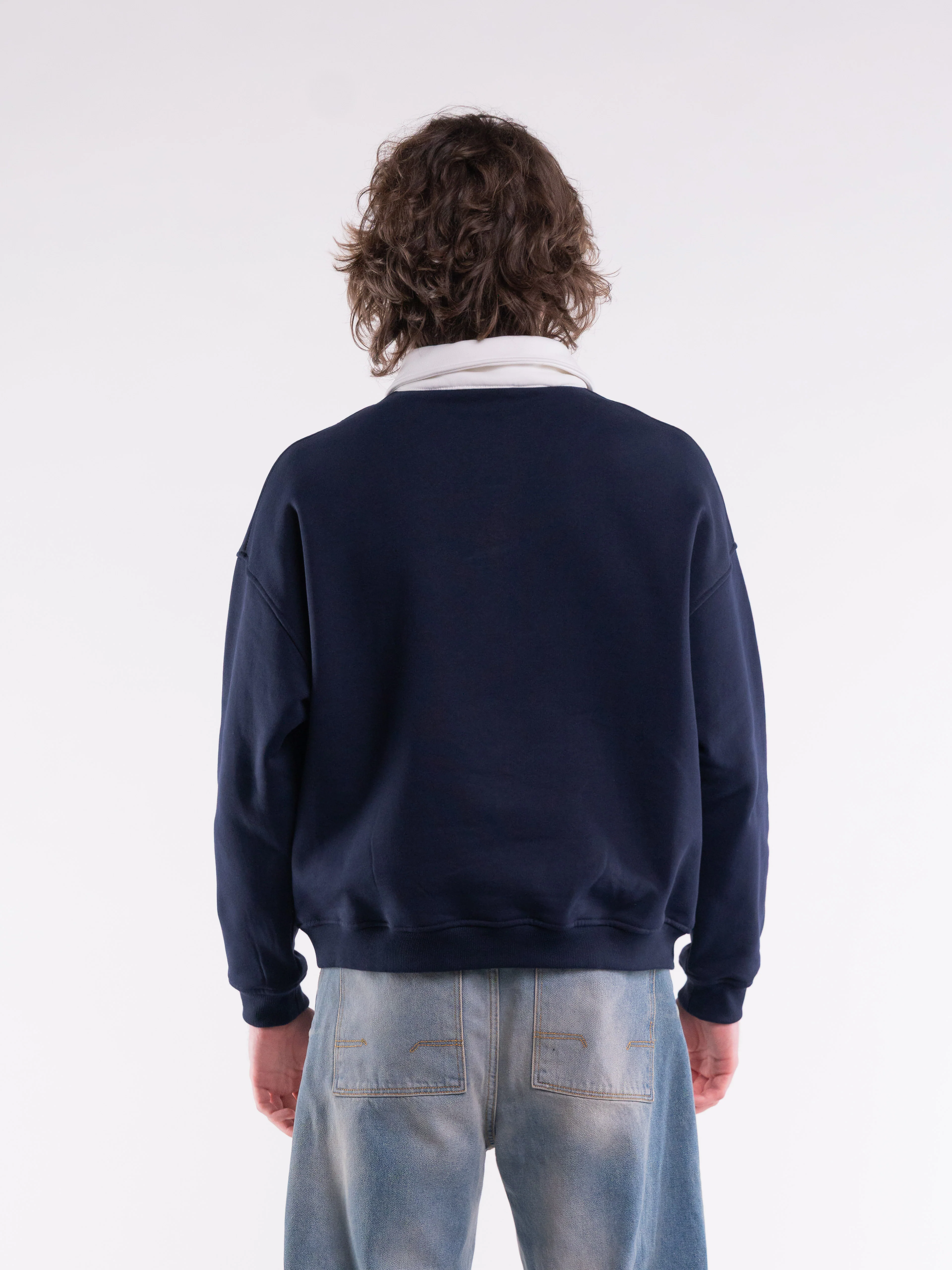 Zip Collar Sweat - Image 4