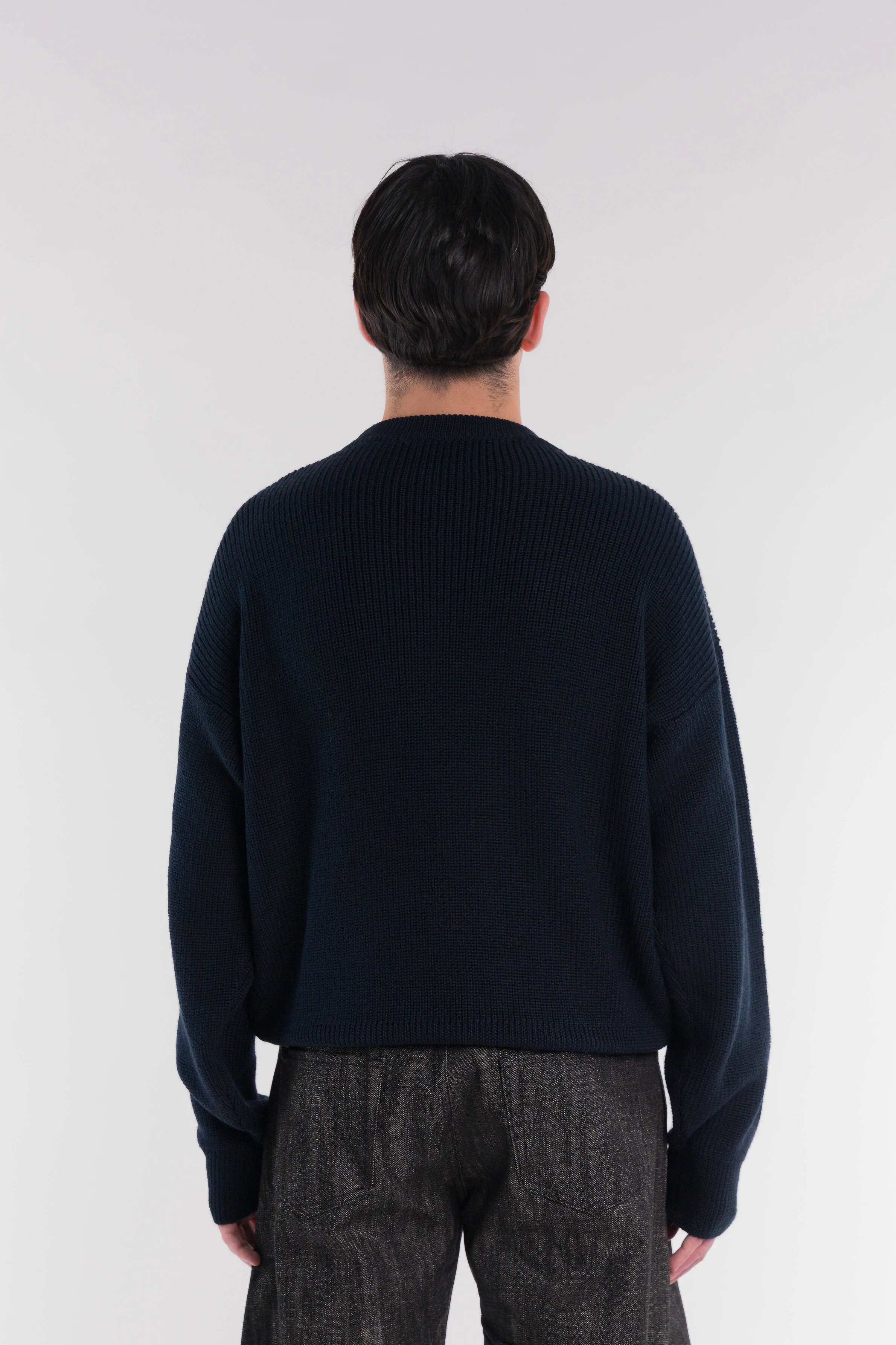 Core Merino Knit - Made in Carpi - Night Blue - Image 6