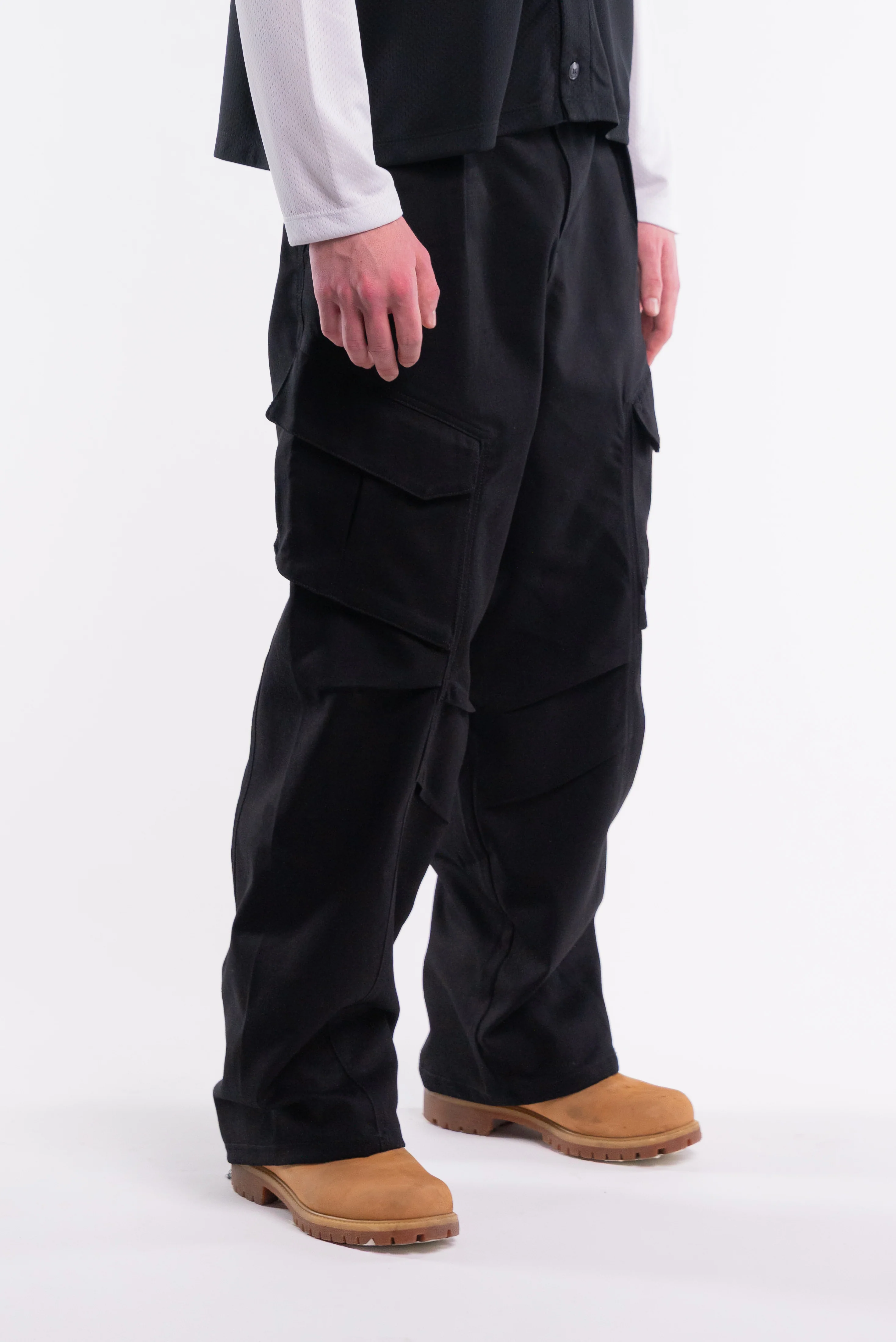 Cargo Balloon Pants Black - Image 3
