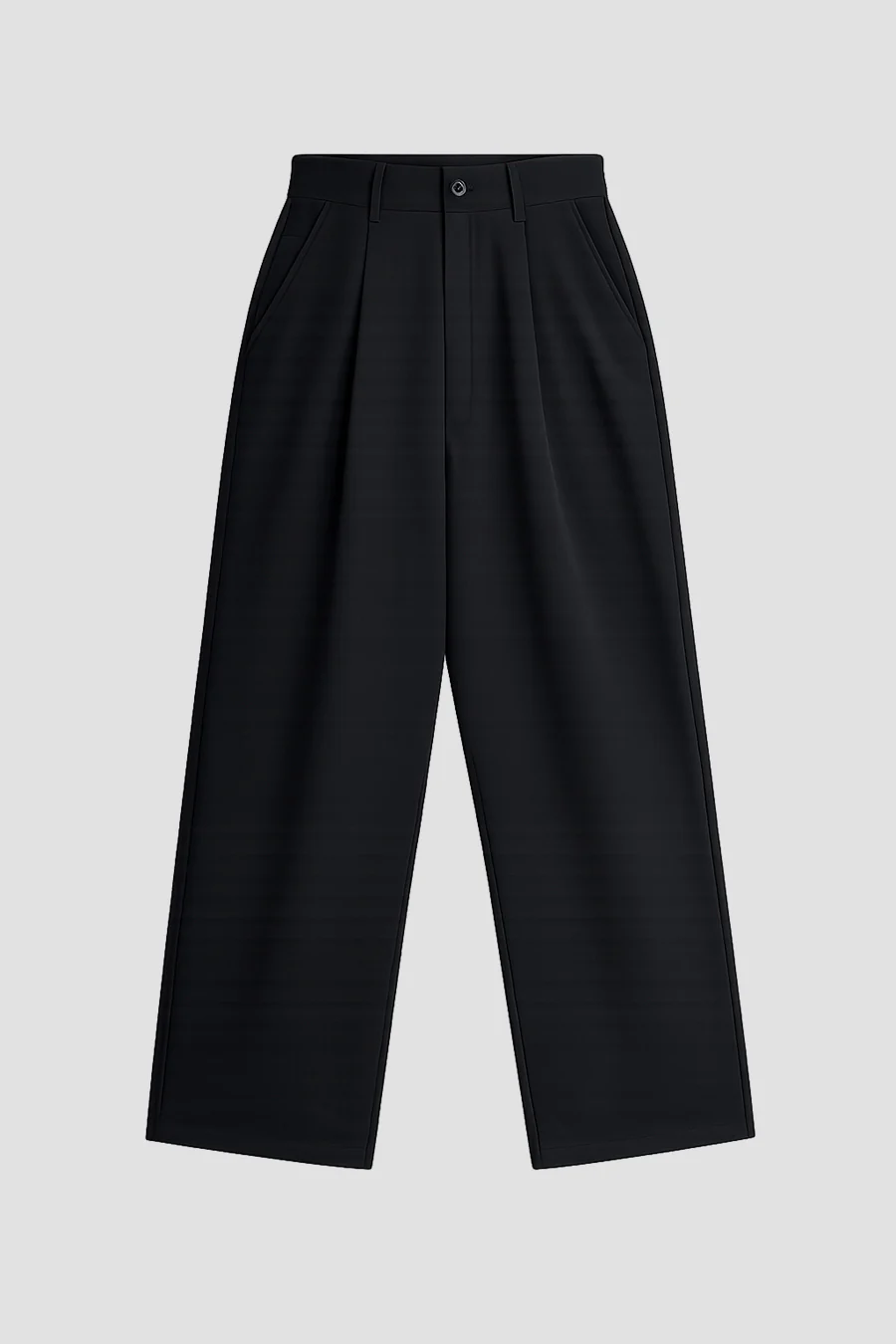 Tailored Baggy Pants Black