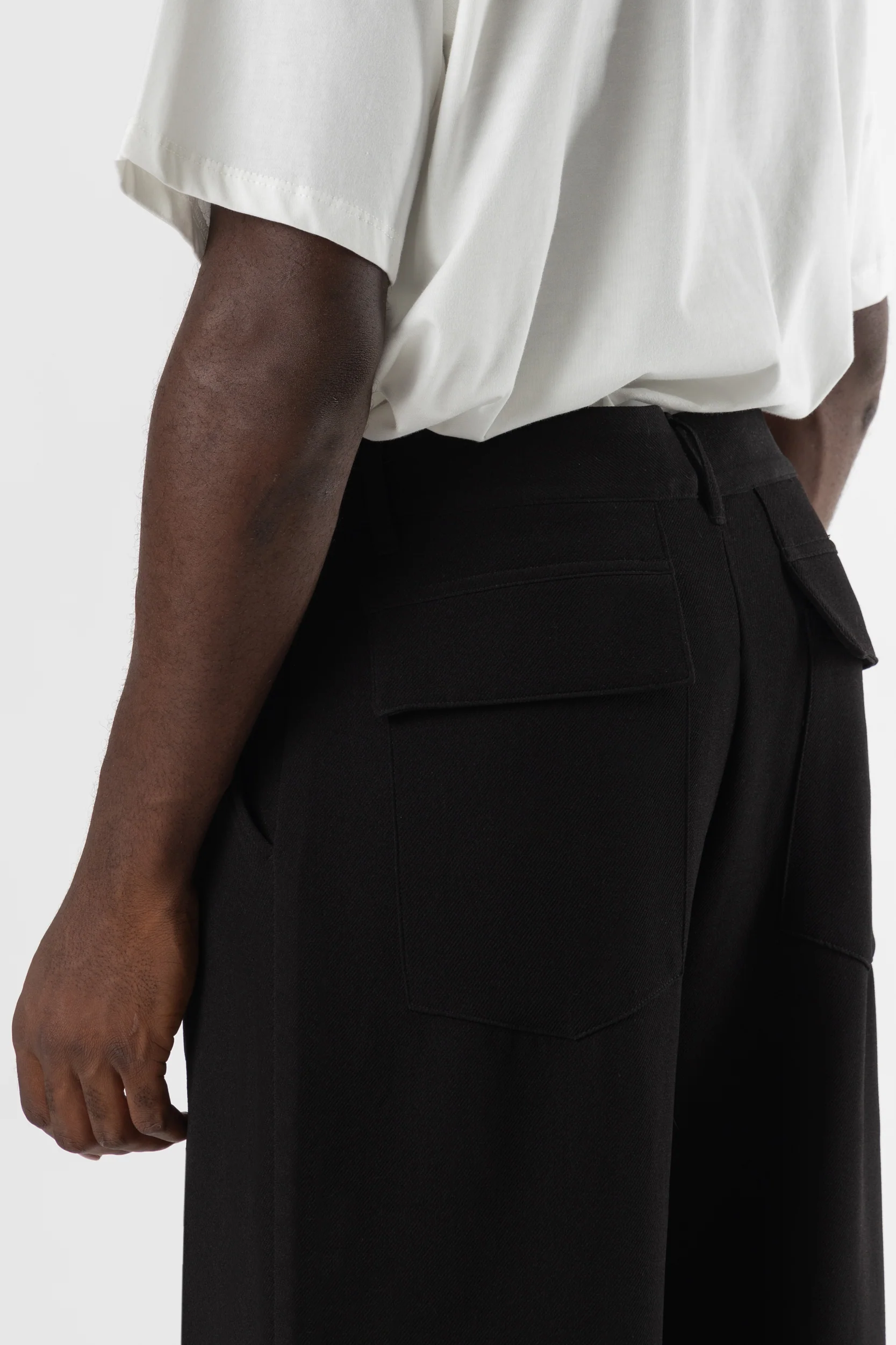 Tailored Baggy Pants Black - Image 6