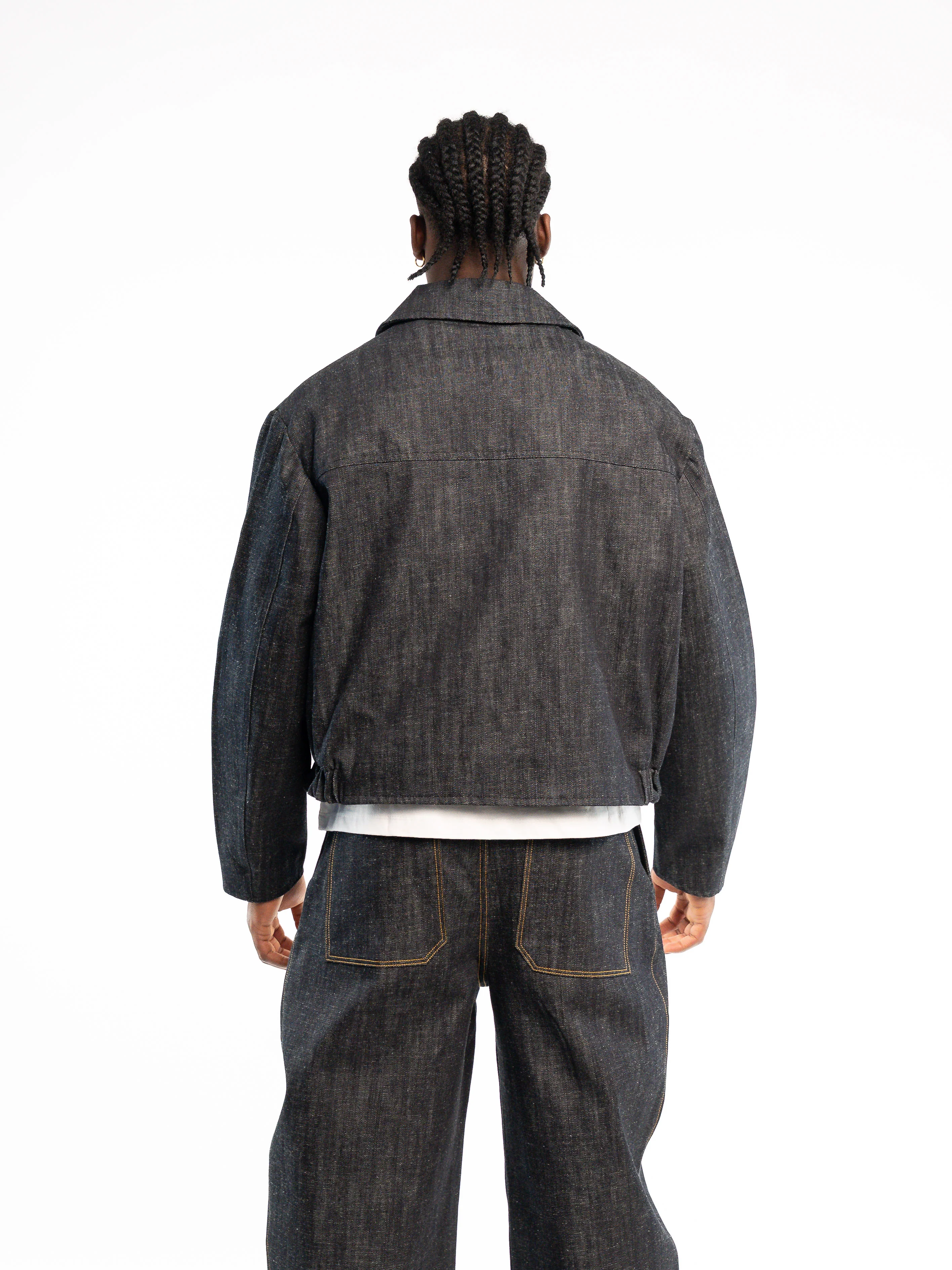 Raw Denim Jacket Blue - Image 10