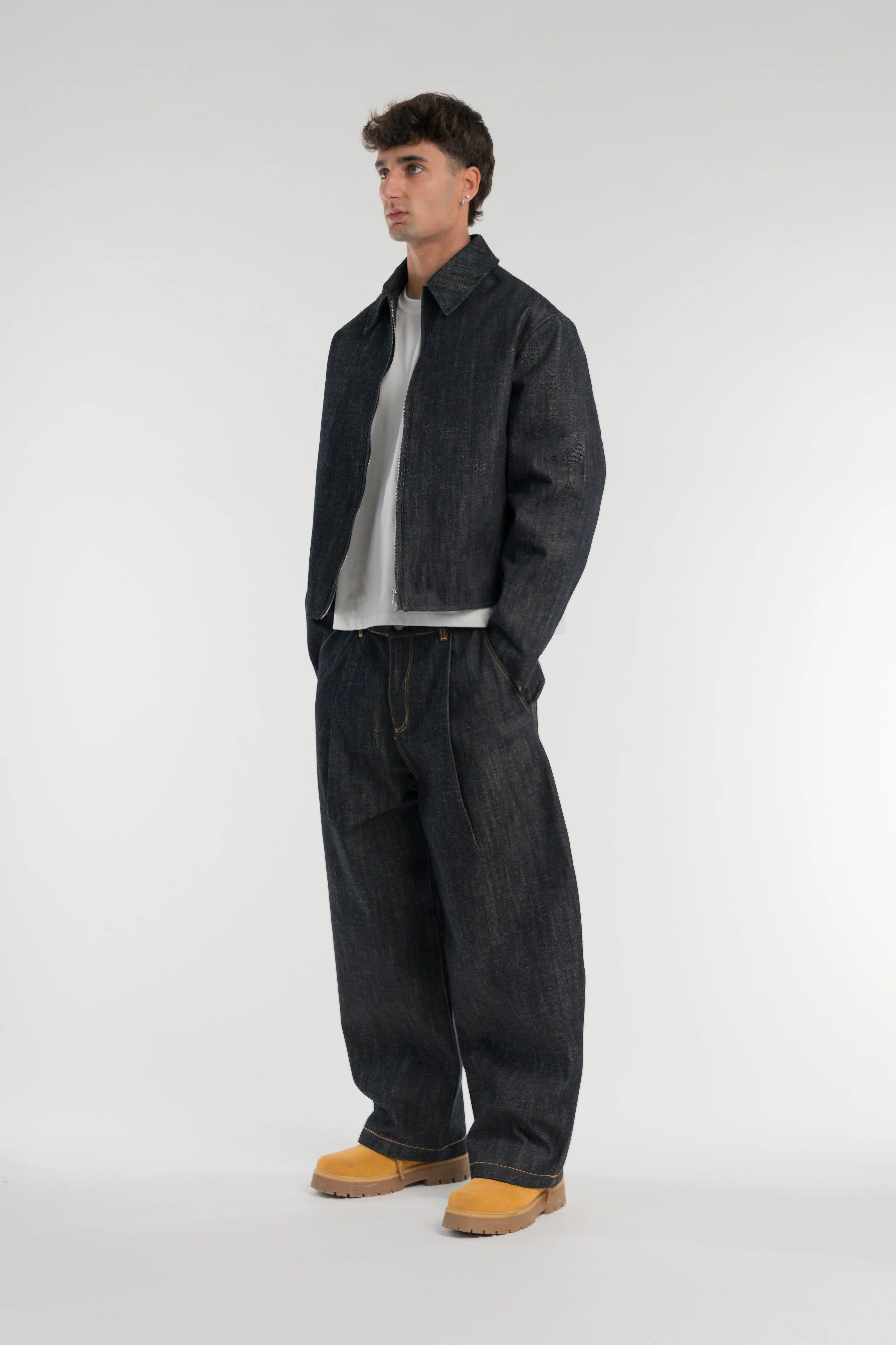 Raw Denim Jacket Blue - Image 7