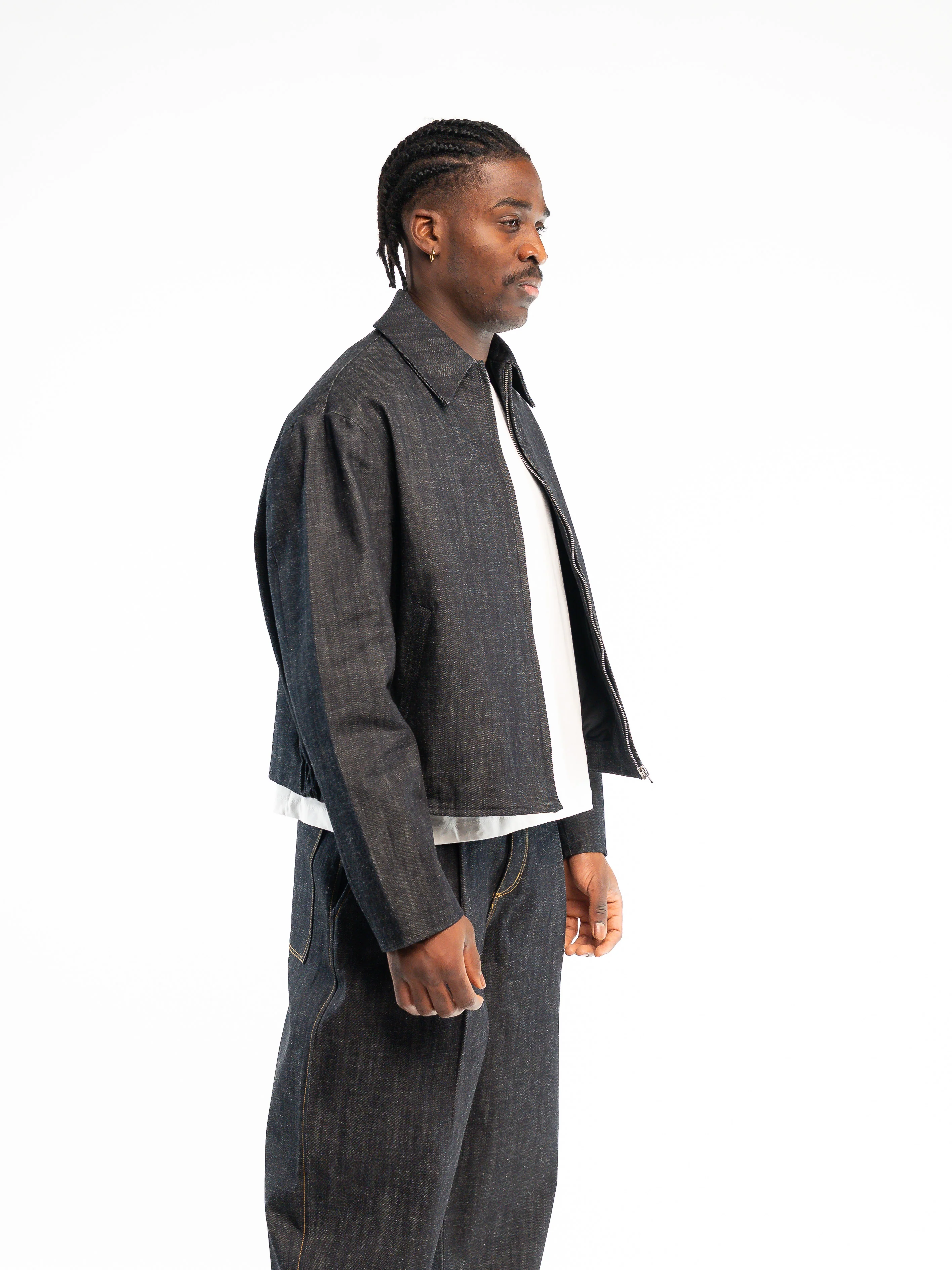 Raw Denim Jacket Blue - Image 9