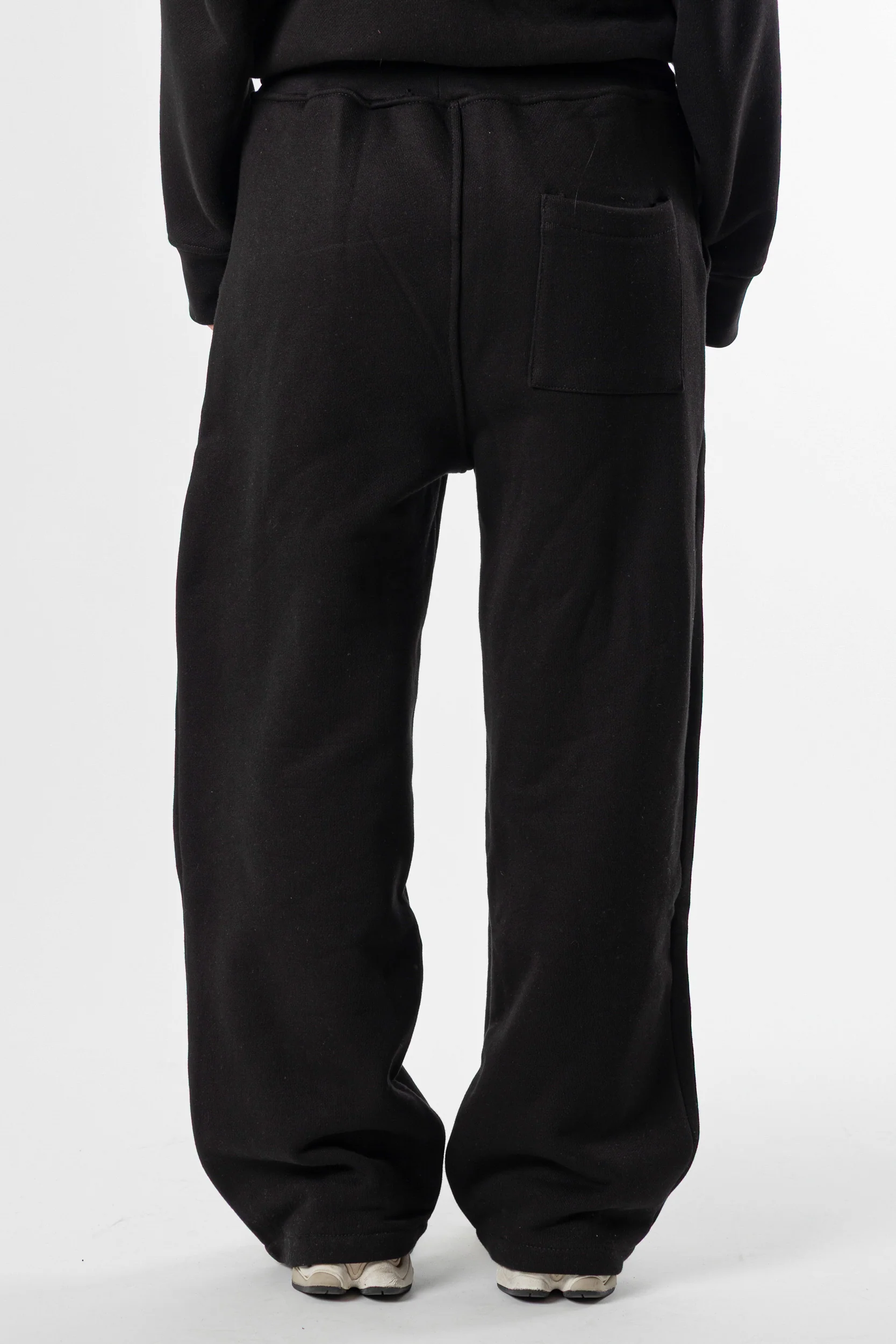 Sweatpants Baggy Fit Blanks 500GSM Black - Image 5