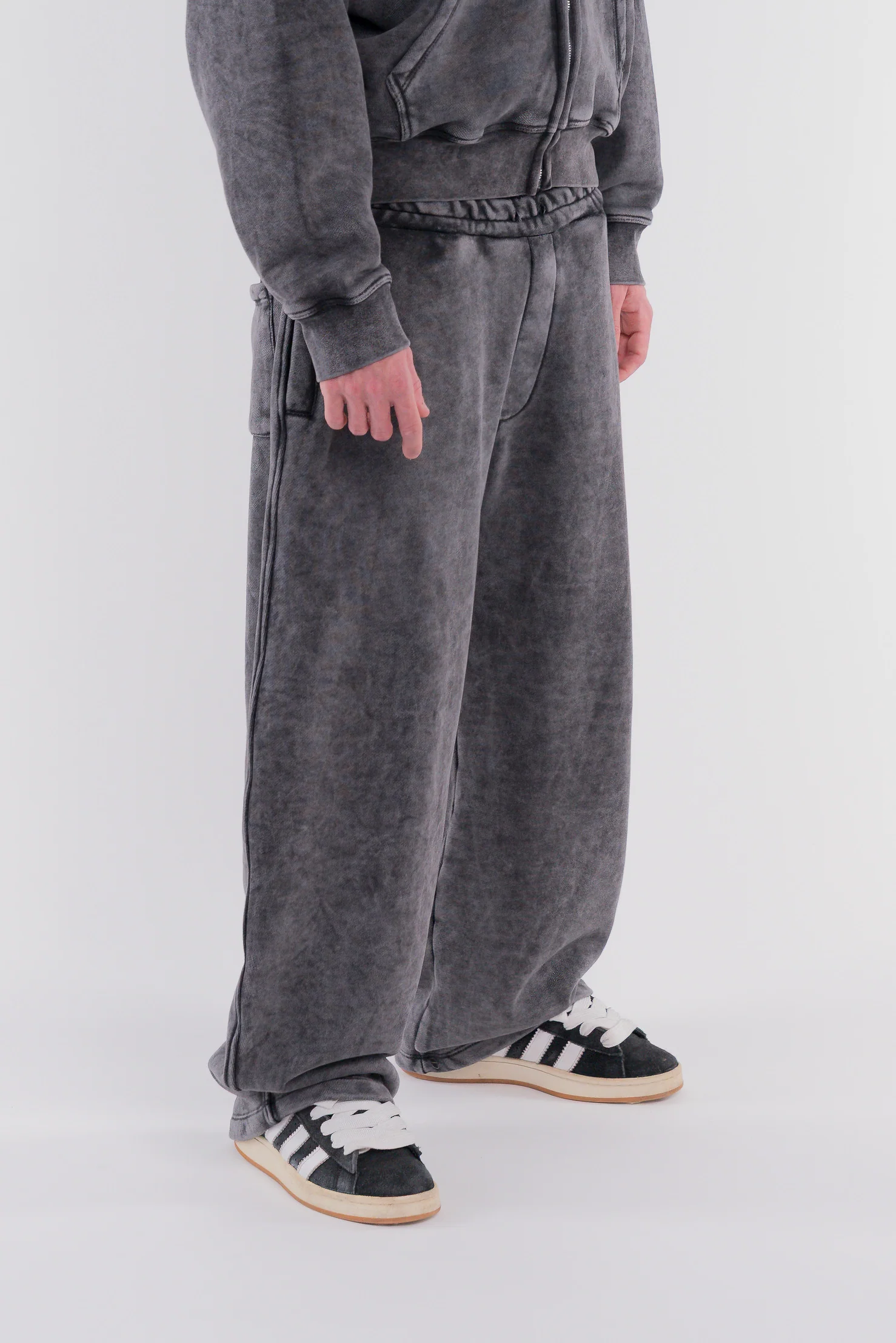 Sweatpants Baggy Fit Blanks 500GSM Stonewashed - Image 8