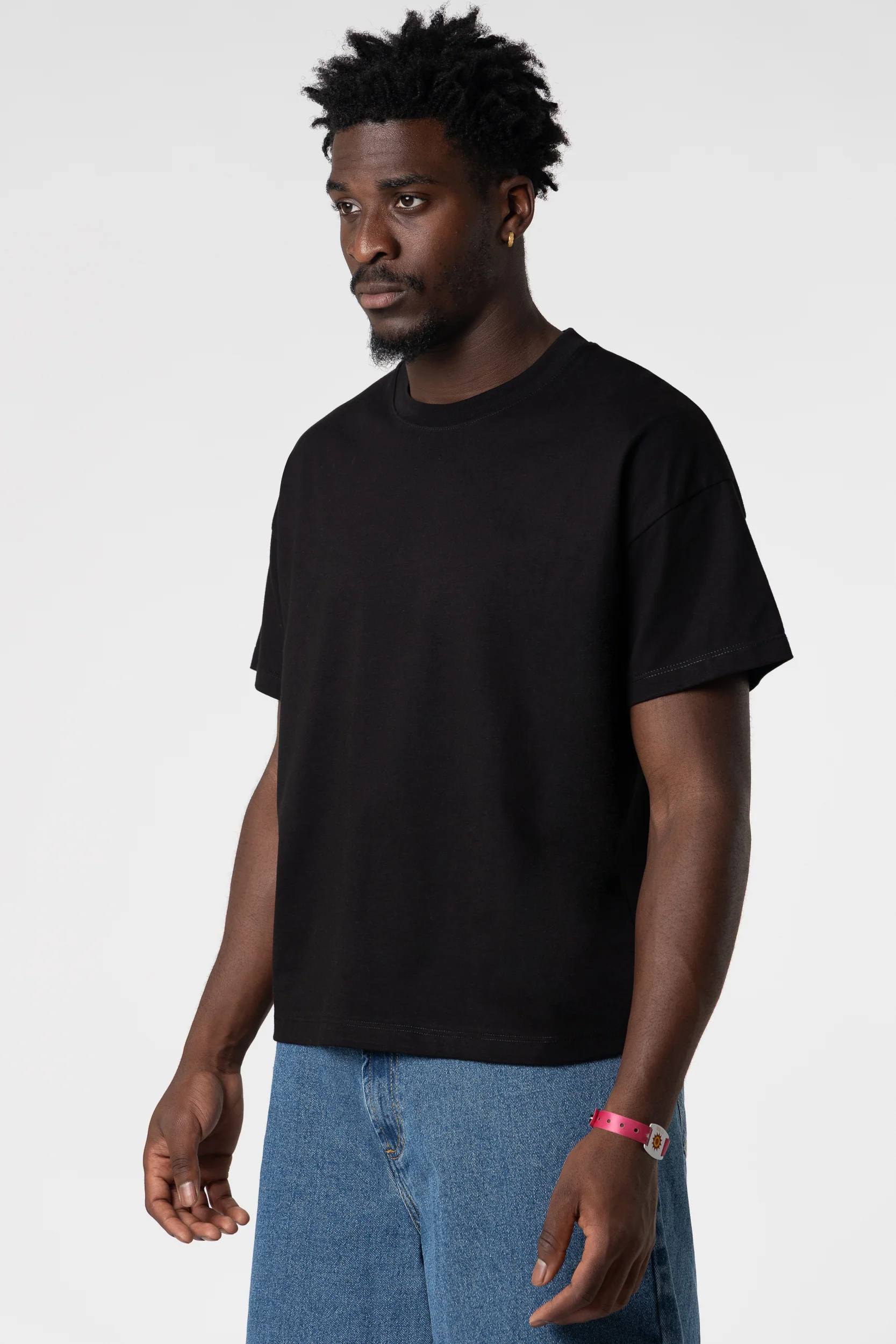 T-Shirt Blanks Boxy Fit 190GSM Sand - Image 8
